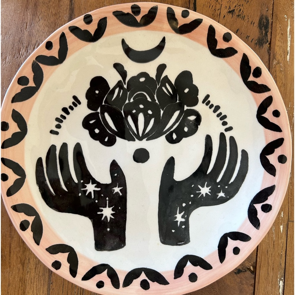Anthropologie BE PRESENT plate